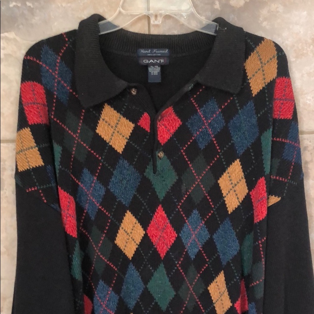 Vintage Gant Argyle Sweater